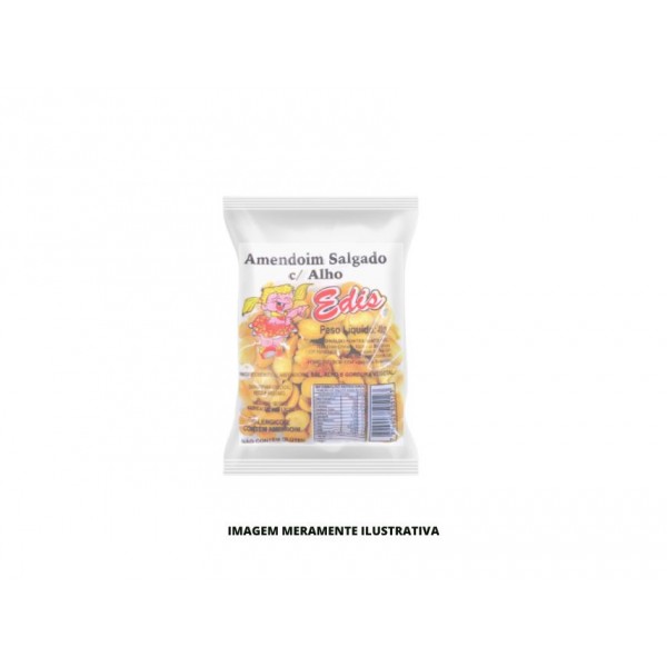 AMENDOIM SALGADO COM ALHO EDIS 1X50X40G